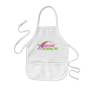 Ik ben Geweldige en ik weet het! Kinder Schort