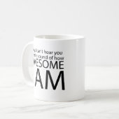 Ik ben geweldige koffiemok (Voorkant links)