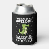 Ik ben Geweldige Krokodil Grappige Krokodillen lov Blikjeskoeler (Blikje Voorkant)
