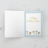 Ik ben Geweldige Moederdag Floral geworden Feestdagen Kaart (Binnen)