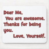 Ik ben geweldige muismat (Voorkant)