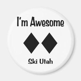 Ik ben Geweldige Ski Utah Magneet