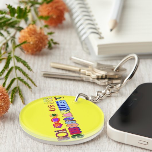 Ik ben Geweldige Sleutelhanger (Voorkant Rechts)