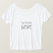 Ik ben  GEWELDIGE T-shirt (Design voorkant)