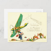 Ik ben gewoon binnengevallen om je een vrolijk ker briefkaart (Voorkant / Achterkant)