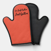 Ik ben gewoon Chillin' en Grillin' Ovenwant (Voorkant / Achterkant)