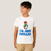 Ik ben gewoon Chillin. T-shirt (Voorkant volledig)