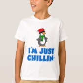 Ik ben gewoon Chillin. T-shirt (Voorkant)
