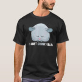 Ik ben gewoon Chinchilline Chinchilla Pocket Pet R T-shirt (Voorkant)