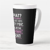 Ik ben gewoon de favoriete tante latte mok (Rechterhoek)