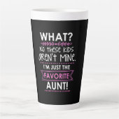 Ik ben gewoon de favoriete tante latte mok (Voorkant)