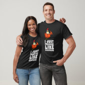 Ik ben gewoon dol op kippen t-shirt (Unisex)