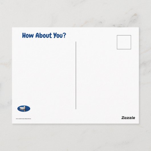 Ik ben gewoon Ducky Briefkaart (Achterkant)