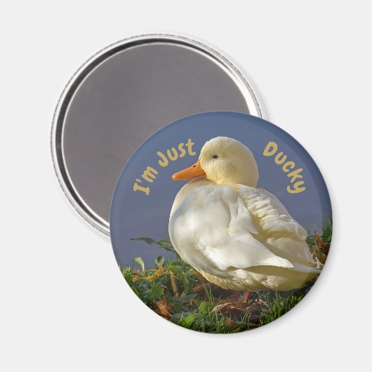 Ik ben gewoon Ducky Magneet (Voorkant / Achterkant)