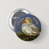 Ik ben gewoon Ducky Ronde Button 5,7 Cm (Voorkant /achterkant)