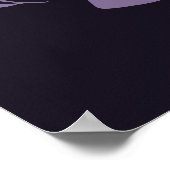 Ik ben gewoon een beetje grappig Halloween Bat Pun Poster (Hoek)