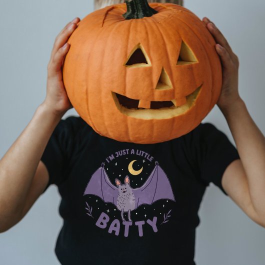 Ik ben gewoon een beetje grappig Halloween Bat Pun T-shirt