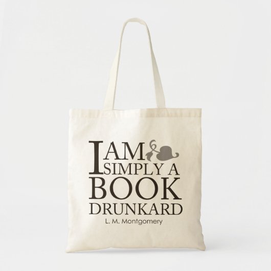 Ik ben gewoon een boekencurk grappigheidsprijs tote bag (Voorkant)