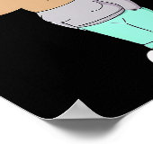 Ik ben gewoon een Chill Girl Meme Funny Chill 2 Poster (Hoek)