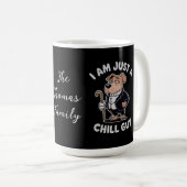 Ik ben gewoon een Chill Guy Funny Meme Koffiemok (Voorkant rechts)