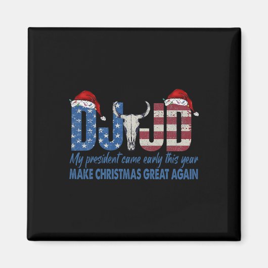 Ik ben gewoon een Chill Guy Funny Meme Trump Dance Magneet (Voorkant)