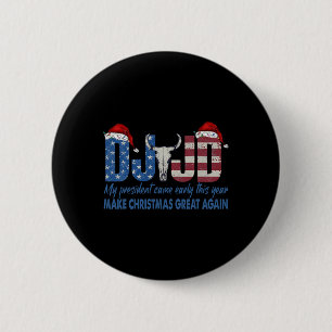 Ik ben gewoon een Chill Guy Funny Meme Trump Dance Ronde Button 5,7 Cm