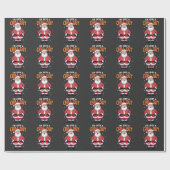 Ik ben gewoon een Chill Guy Meme Kerst Grappig 202 Cadeaupapier (Vlak)