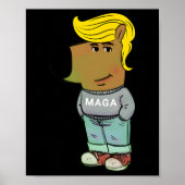 Ik ben gewoon een chill guy Trump grappig Poster (Voorkant)