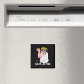 Ik ben gewoon een chill guy Trump grappige meme vo Magneet (Insitu (Vaatwasser))