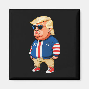 Ik ben gewoon een chill guys Trump Funny Chill Guy Magneet