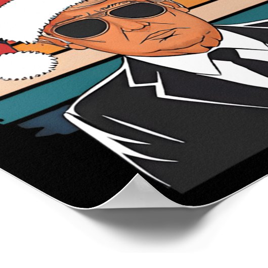 Ik ben gewoon een chill jongens grappig Trump Kers Poster (Hoek)