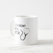 Ik ben gewoon een dokter koffiemok (Voorkant links)