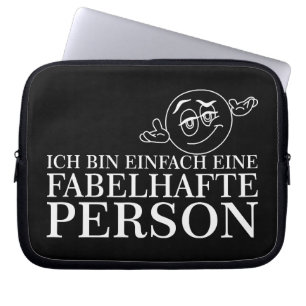 Ik ben gewoon een fantastisch persoon! laptop sleeve