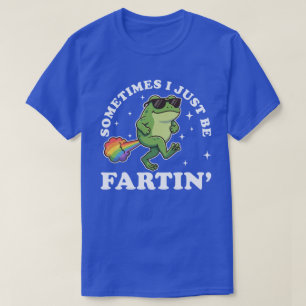 Ik Ben Gewoon Een Grappige Kikker Regenboog Furten T-shirt