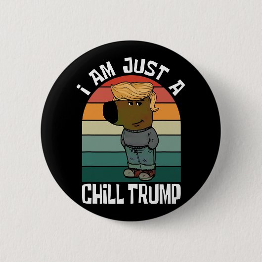 Ik ben gewoon een grappige Trump-meme Ronde Button 5,7 Cm (Voorkant)