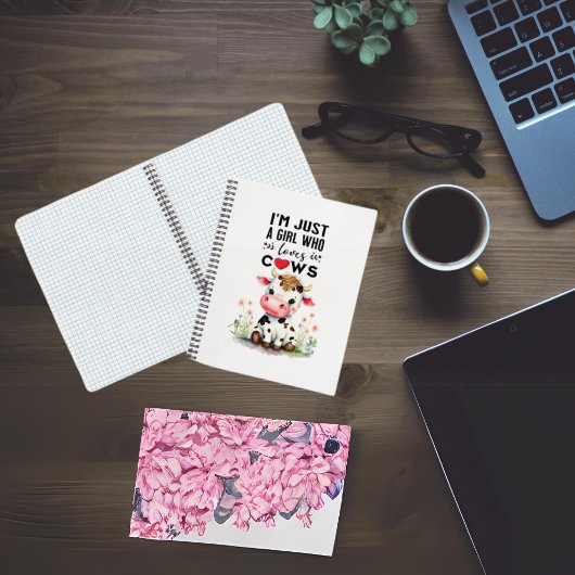 Ik Ben Gewoon Een Meis Die Van Koeien Houdt Spiraa Notitieboek
