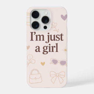 Ik Ben Gewoon een Meisje Aesthetic iPhone 15 Pro H Case