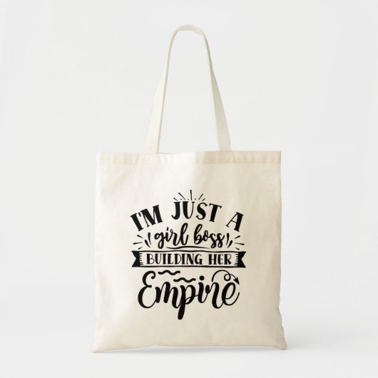 Ik ben gewoon een meisje dat haar imperium bouwt tote bag (Voorkant)