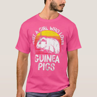 Ik ben gewoon een meisje dat van Guinee Pigs houdt T-shirt