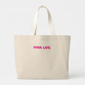 ik ben gewoon een meisje grote tote bag (Achterkant)