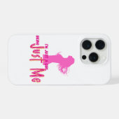 ik ben gewoon een meisje iPhone hoesje (Achterkant horizontaal)