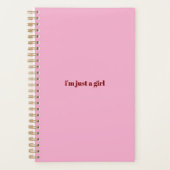 ik ben gewoon een meisje planner (Voorkant)