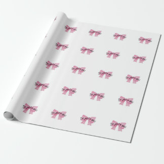Ik Ben Gewoon Een Meisje Strik Inpakpapier| Schatt Cadeaupapier