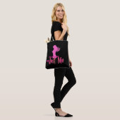 ik ben gewoon een meisje tote bag (Op model)