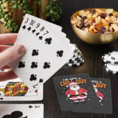 Ik ben gewoon een relaxte kerel Meme Kerstmis Grap Pokerkaarten (Insitu)