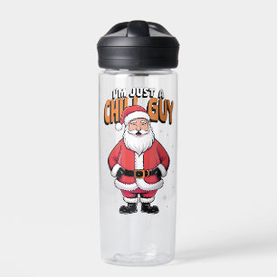 Ik ben gewoon een relaxte kerel Meme Kerstmis Grap Waterfles