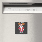 Ik ben gewoon een relaxte vent Meme Kerst Grappig  Magneet (Insitu (Vaatwasser))