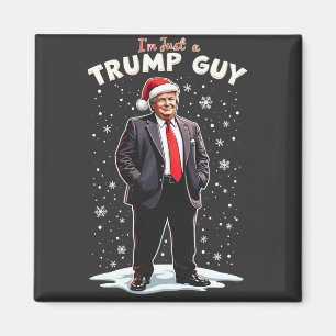 Ik ben gewoon een Trump Guy Chill Guy Kerstman Magneet