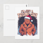 Ik ben gewoon een Trump Guy Chill Guy Meme Trump T Briefkaart (Voorkant / Achterkant)