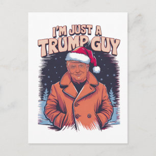 ik ben gewoon een Trump-man Chill Guy Meme Trump T Briefkaart